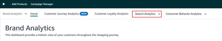 This is the Brand Analytics tool in Seller Central.